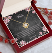 Beautiful Cherry Blossom Themed Gift Necklace For Your Mother