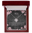 Beautiful Cherry Blossom Themed Gift Necklace For Your Mother