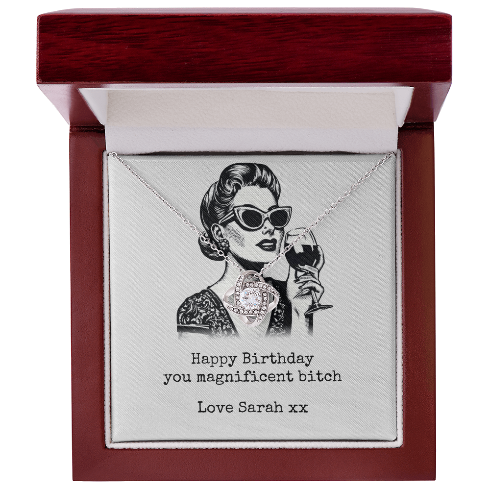 Best Friend Necklace Gift, Funny Bestie Gift for Women