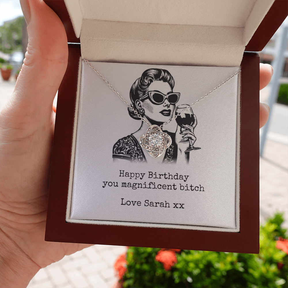 Best Friend Necklace Gift, Funny Bestie Gift for Women