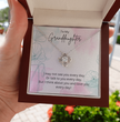 To My Granddaughter - Silver Necklace Gift from Grandparent - Personalised Message Card