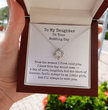 To My Daughter on Your Wedding Day Necklace, Gift for Bride from Mum or Dad