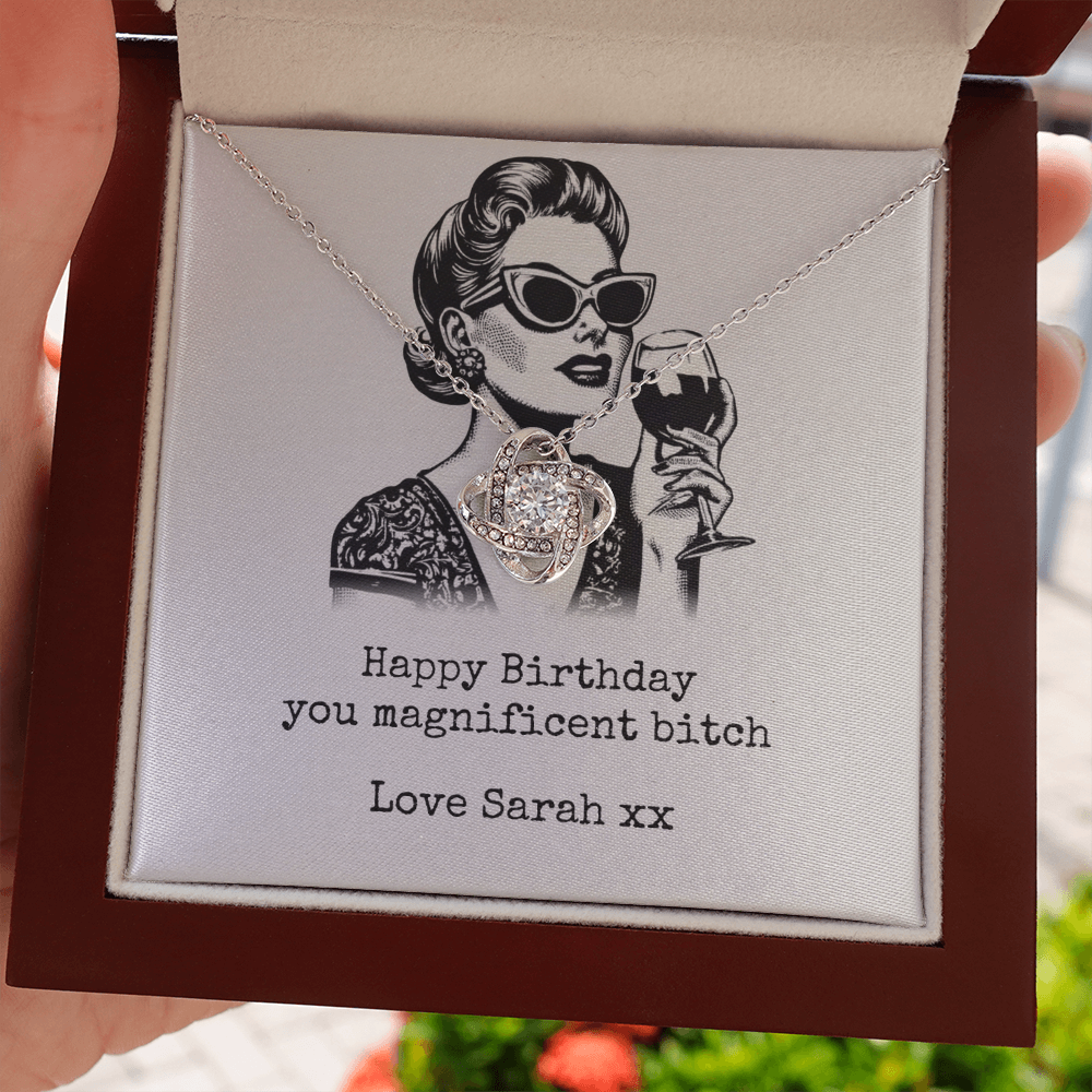 Best Friend Necklace Gift, Funny Bestie Gift for Women