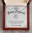 Badass Babe Choice of Silver Necklace with Personalised Message Card - Perfect Gift for Girlfriend