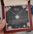 Beautiful Cherry Blossom Themed Gift Necklace For Your Mother