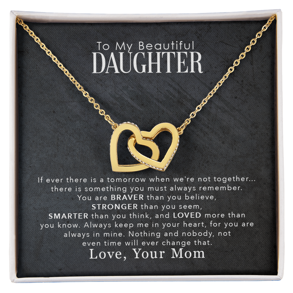 To My Beautiful Daughter - Jewelry Necklace Gift From Mom