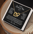 To My Beloved Mom Beautiful Interlocking Heart Gift Boxed