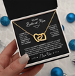 To My Beloved Mom Beautiful Interlocking Heart Gift Boxed