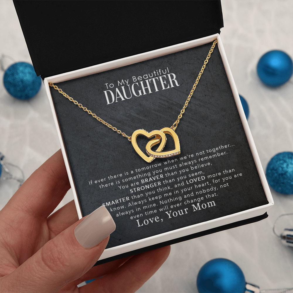 To My Beautiful Daughter - Jewelry Necklace Gift From Mom