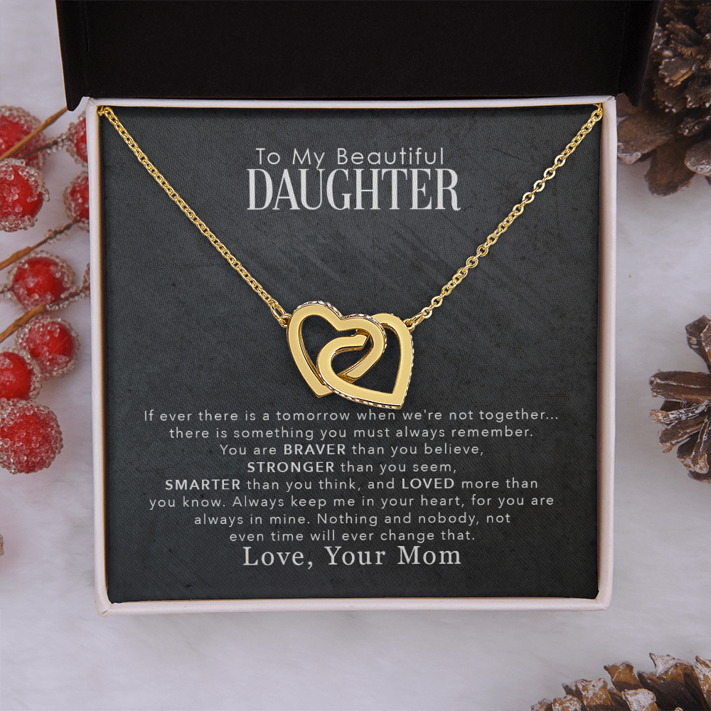 To My Beautiful Daughter - Jewelry Necklace Gift From Mom