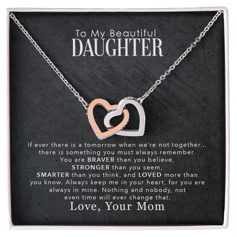 To My Beautiful Daughter - Jewelry Necklace Gift From Mom