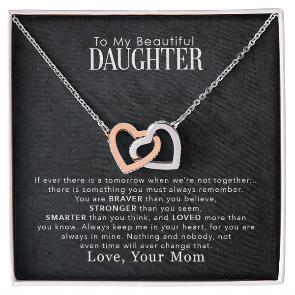 To My Beautiful Daughter - Jewelry Necklace Gift From Mom