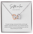 Gift For Sister-In-Law - Beautiful Silver Necklace - Personalised Message Card