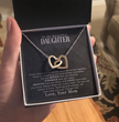 To My Beautiful Daughter - Jewelry Necklace Gift From Mom