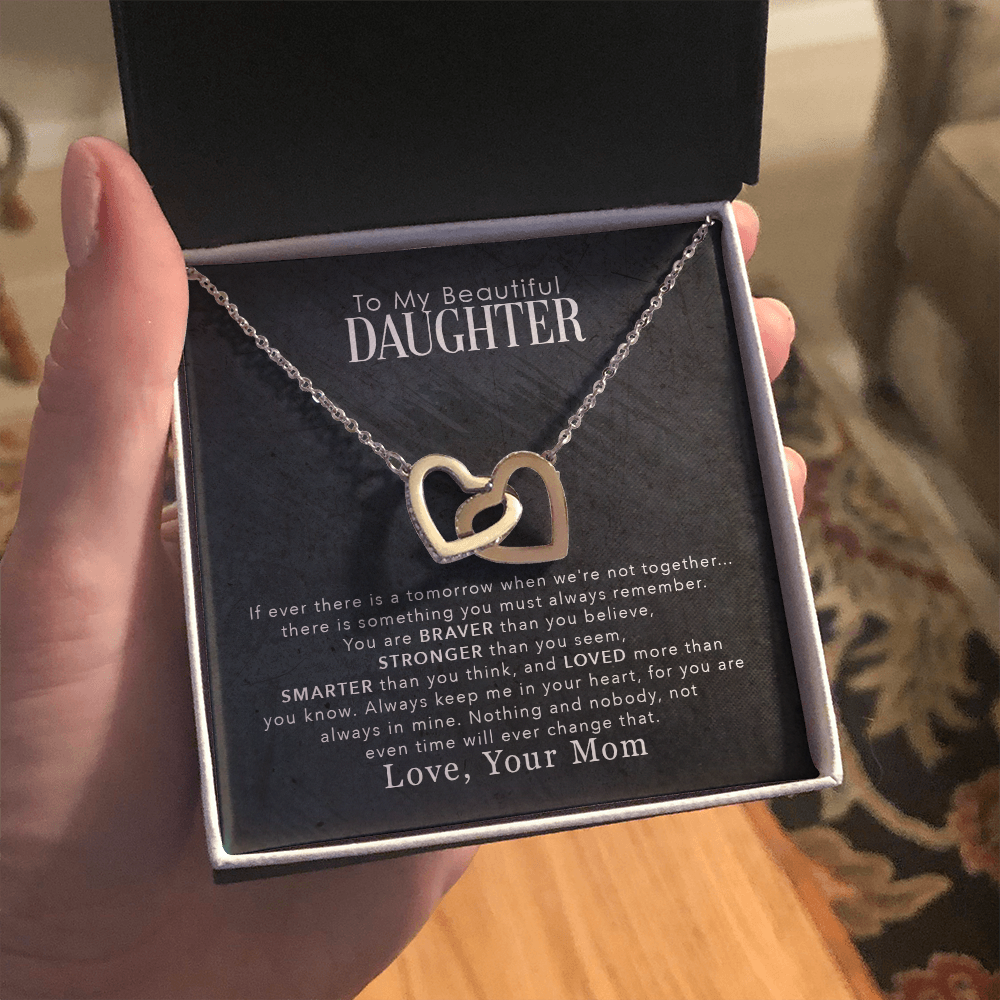 To My Beautiful Daughter - Jewelry Necklace Gift From Mom