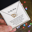 To My Mom Necklace, Wedding Gift for Mum, Mother of the Bride Gift, Family Bond Necklace, Sentimental Gift for Mum