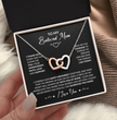 To My Beloved Mom Beautiful Interlocking Heart Gift Boxed