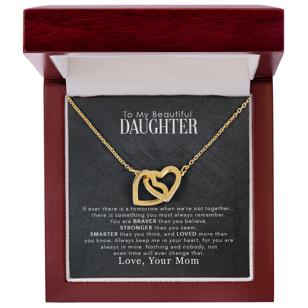 To My Beautiful Daughter - Jewelry Necklace Gift From Mom