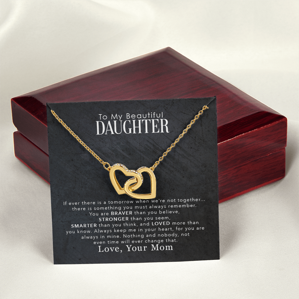 To My Beautiful Daughter - Jewelry Necklace Gift From Mom