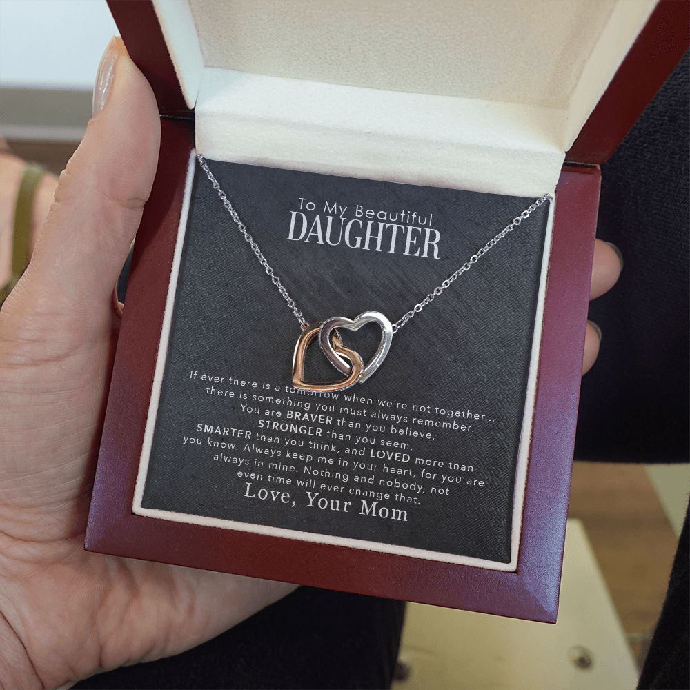To My Beautiful Daughter - Jewelry Necklace Gift From Mom