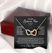 To My Beloved Mom Beautiful Interlocking Heart Gift Boxed