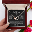 To My Beloved Mom Beautiful Interlocking Heart Gift Boxed