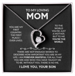 To My Loving Mom - The Perfect Necklace Gift  Set For Your Mother