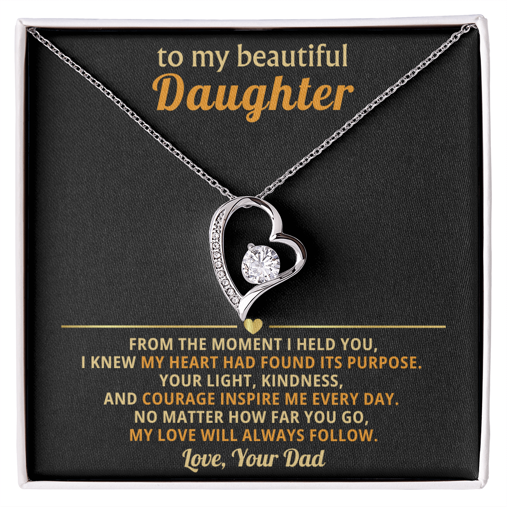 Daughter Necklace Gift Personalised Jewelry Gift From Your Dad
