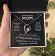 To My Loving Mom - The Perfect Necklace Gift  Set For Your Mother