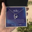 To My Mother - Sterling Silver Necklace Personalised Gift With A Custom Message Card - Gift from Son / Daughter For Mum