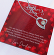 Happy Mothers Day - Choice Of Silver Necklace with Custom Message Card in Beautiful Box - Gift From Son, Daughter - Jewellery Gift For Mum