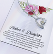 Mother & Daughters Heart Necklace Mother's Day Gift