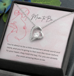 Mum to Be - Necklace Gift for New Mother Personalised Message Card