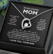 To My Loving Mom - The Perfect Necklace Gift  Set For Your Mother