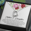 Mother & Daughters Heart Necklace Mother's Day Gift