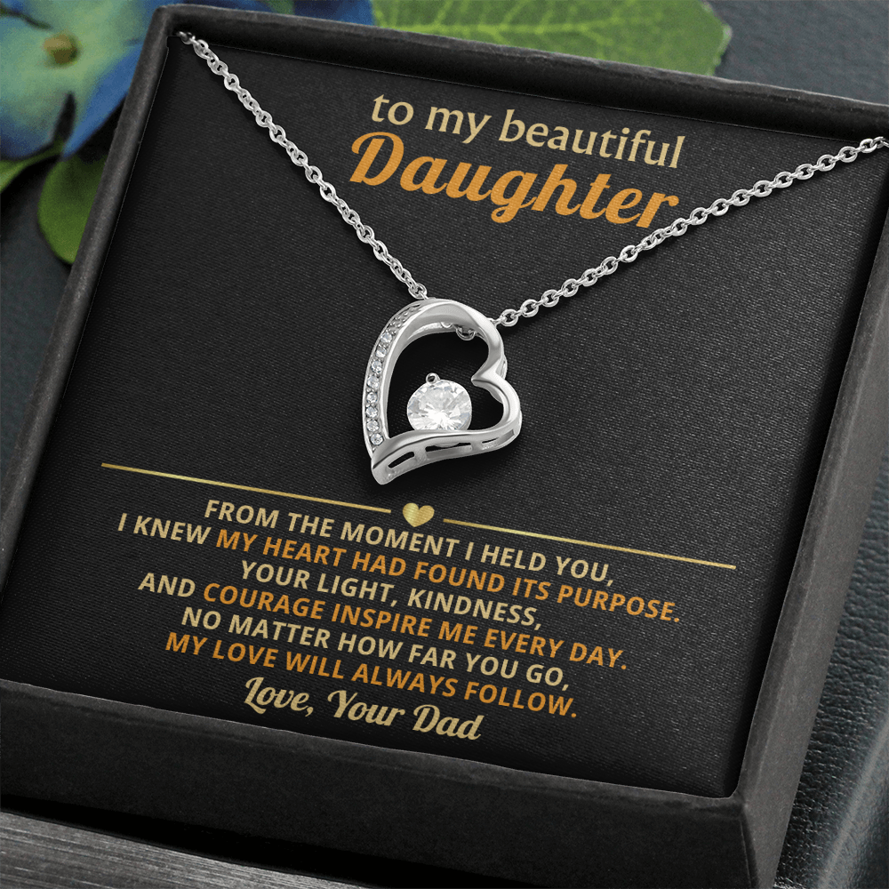 Daughter Necklace Gift Personalised Jewelry Gift From Your Dad