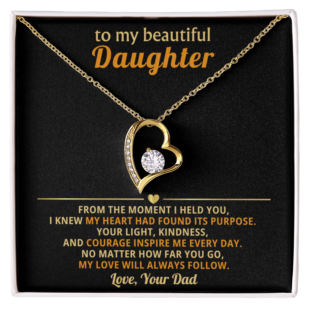 Daughter Necklace Gift Personalised Jewelry Gift From Your Dad