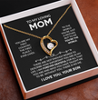 To My Loving Mom - The Perfect Necklace Gift  Set For Your Mother