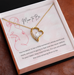 Mum to Be - Necklace Gift for New Mother Personalised Message Card