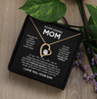 To My Loving Mom - The Perfect Necklace Gift  Set For Your Mother