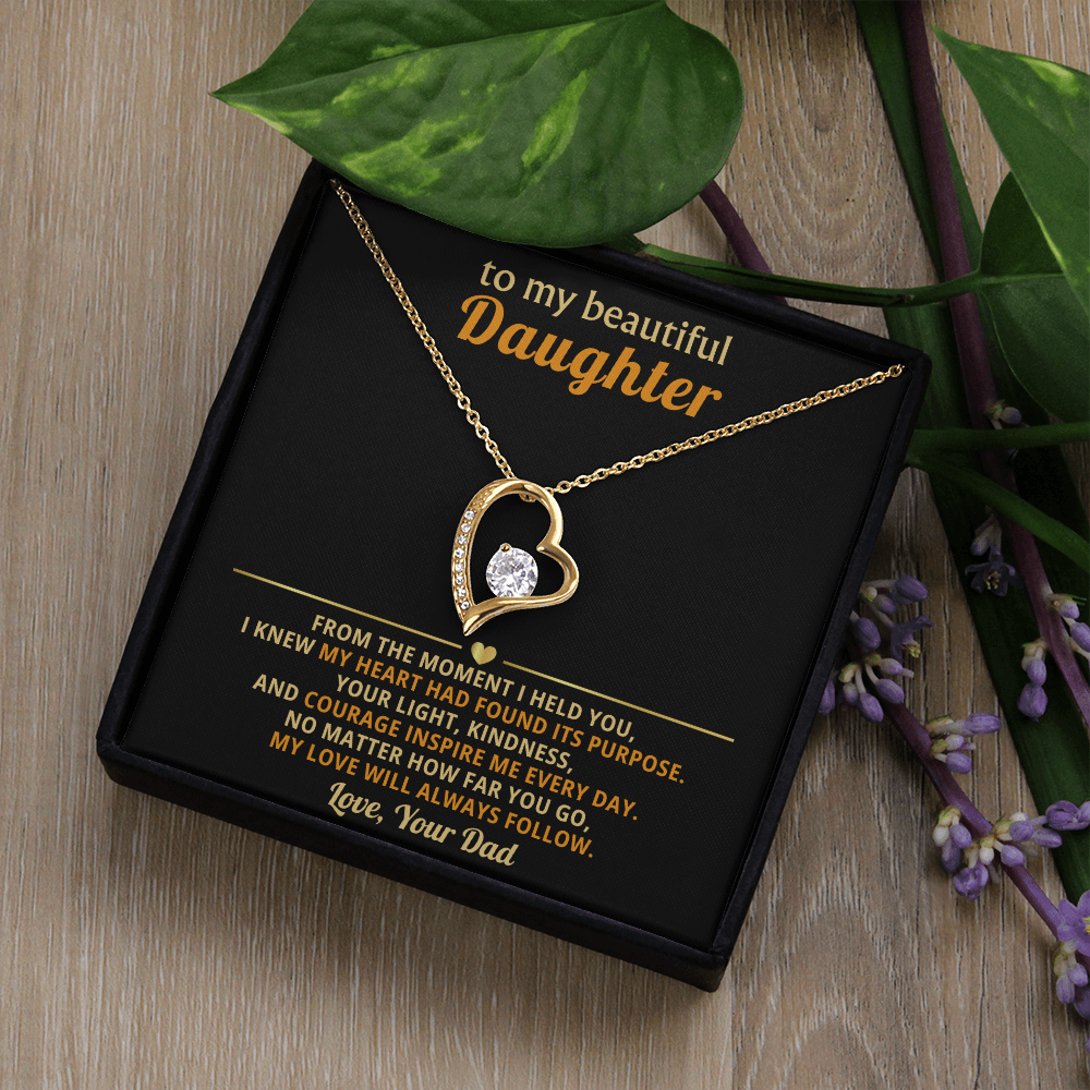 Daughter Necklace Gift Personalised Jewelry Gift From Your Dad