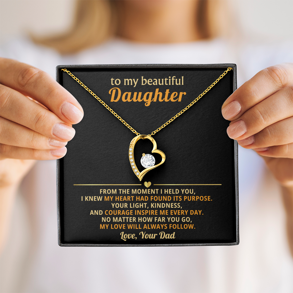 Daughter Necklace Gift Personalised Jewelry Gift From Your Dad