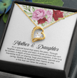 Mother & Daughters Heart Necklace Mother's Day Gift