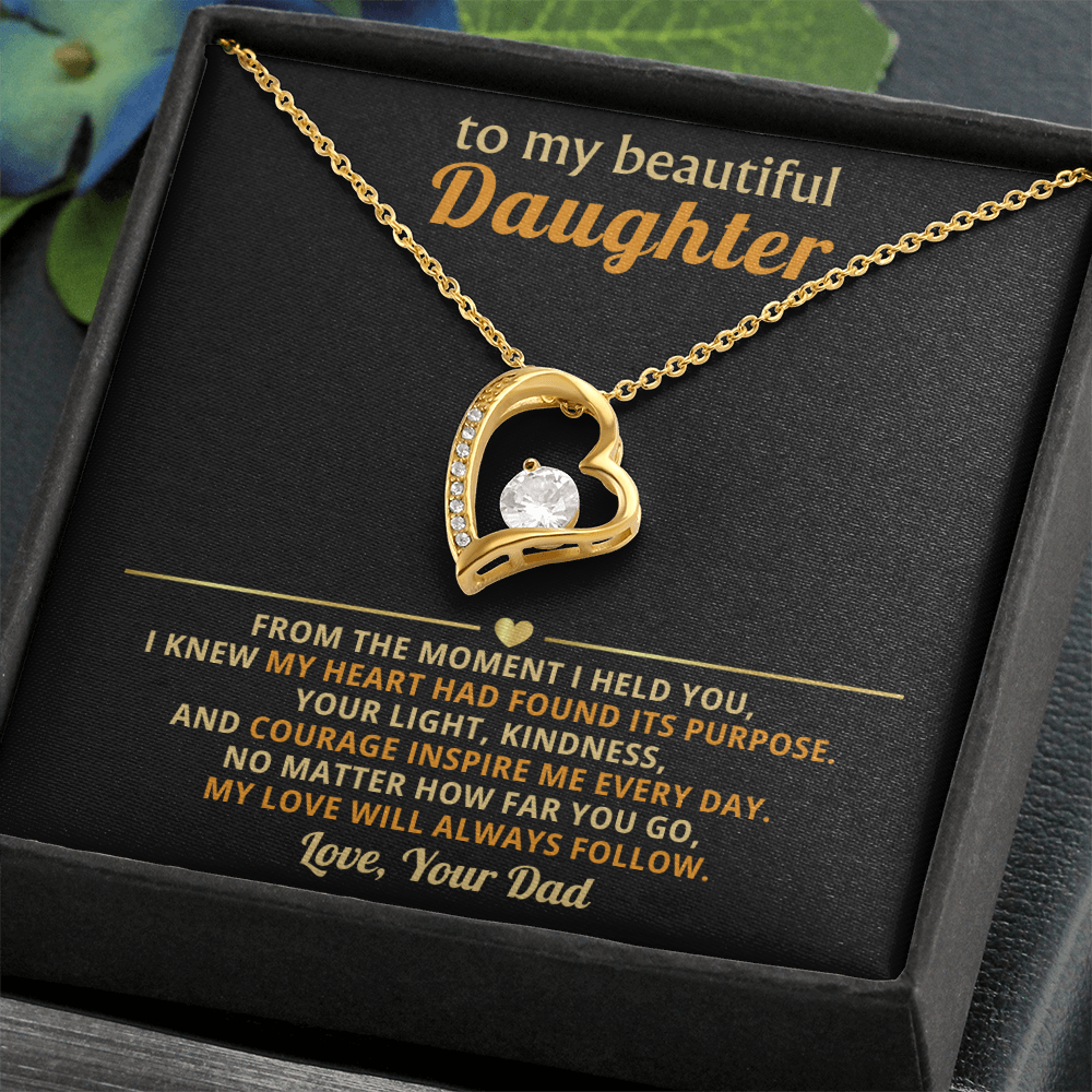 Daughter Necklace Gift Personalised Jewelry Gift From Your Dad