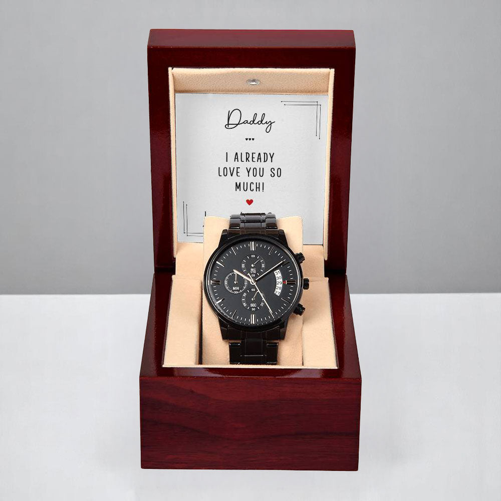 Dad to be Gift Watch Personalized - From The Bump