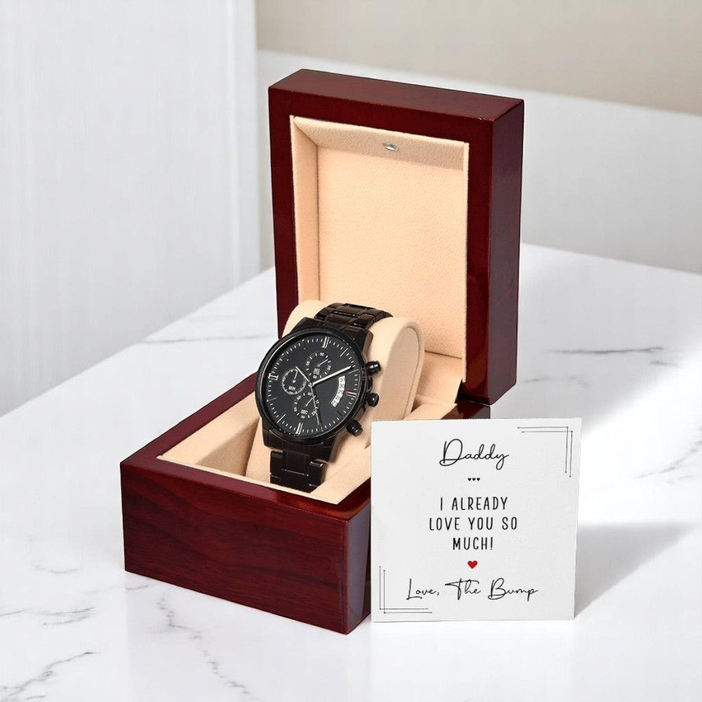 Dad to be Gift Watch Personalized - From The Bump