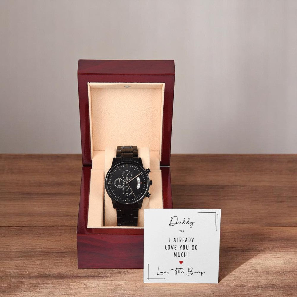 Dad to be Gift Watch Personalized - From The Bump