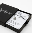 Badass Babe Choice of Silver Necklace with Personalised Message Card - Perfect Gift for Girlfriend, Wife