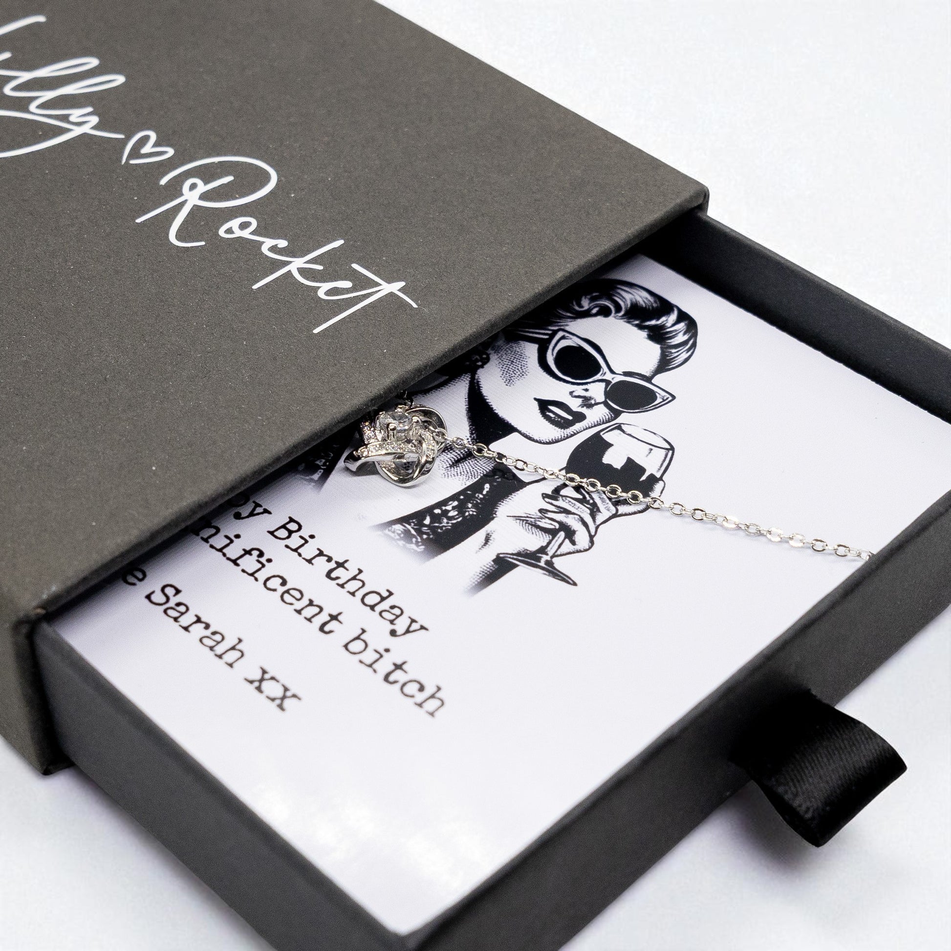 Best Friend Necklace Gift, Funny Bestie Gift for Women