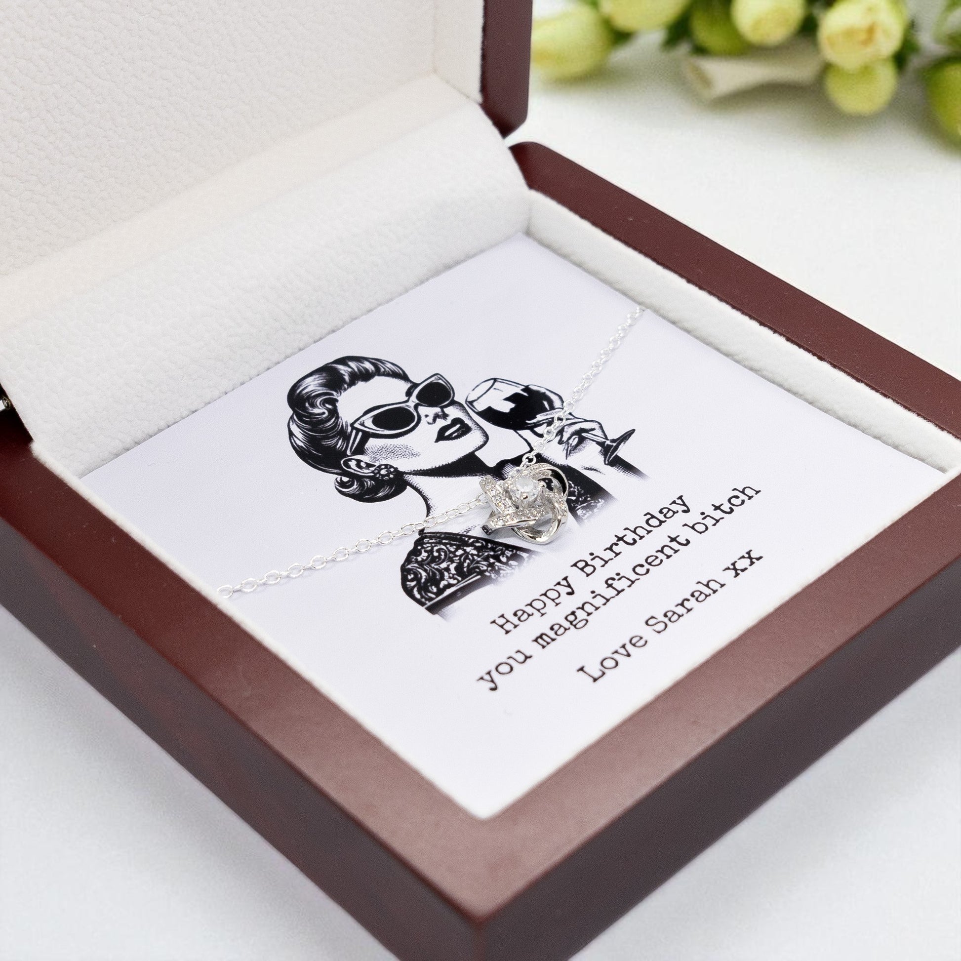 Best Friend Necklace Gift, Funny Bestie Gift for Women